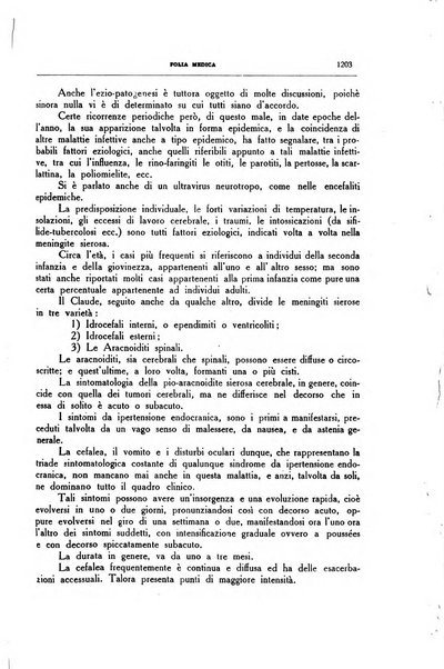 Folia medica periodico trimensile di patologia e clinica medica