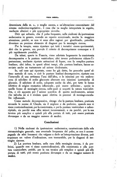 Folia medica periodico trimensile di patologia e clinica medica