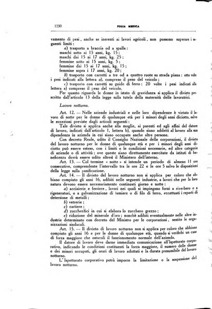 Folia medica periodico trimensile di patologia e clinica medica