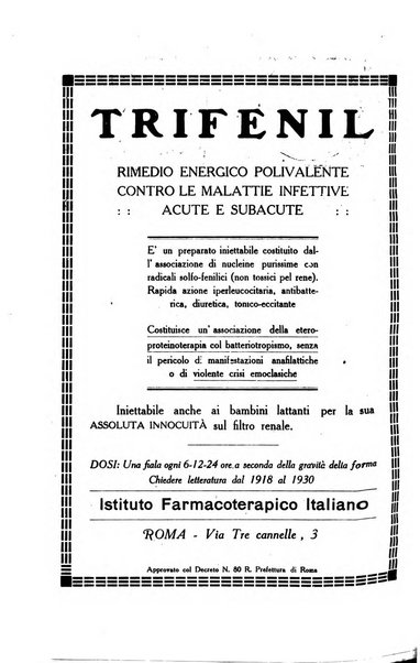 Folia medica periodico trimensile di patologia e clinica medica