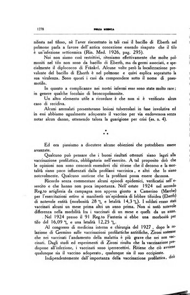 Folia medica periodico trimensile di patologia e clinica medica