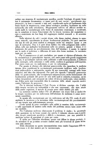 Folia medica periodico trimensile di patologia e clinica medica