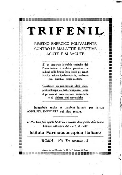 Folia medica periodico trimensile di patologia e clinica medica