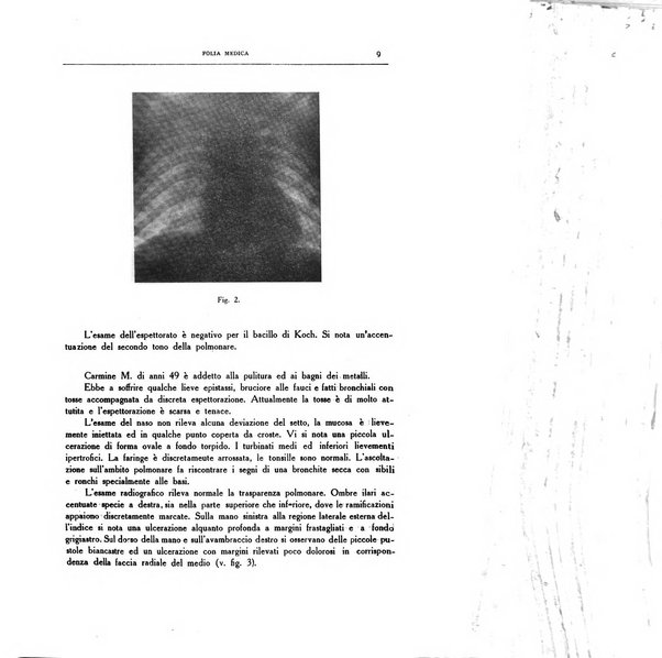 Folia medica periodico trimensile di patologia e clinica medica