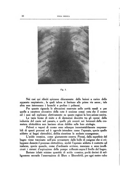 Folia medica periodico trimensile di patologia e clinica medica