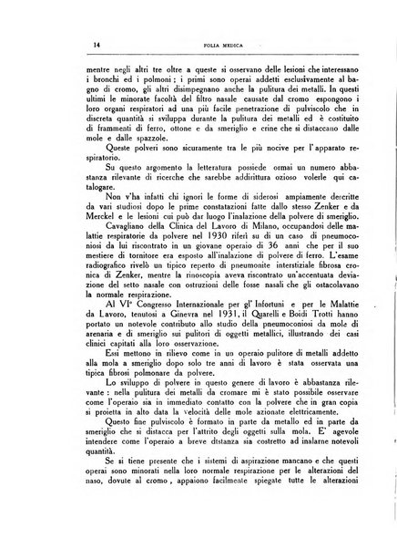 Folia medica periodico trimensile di patologia e clinica medica