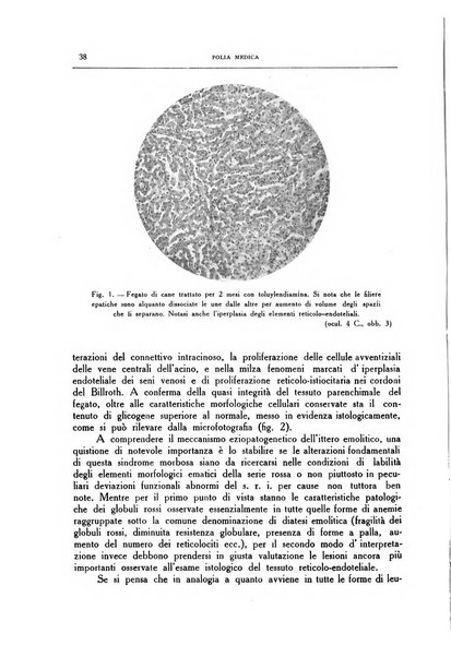 Folia medica periodico trimensile di patologia e clinica medica