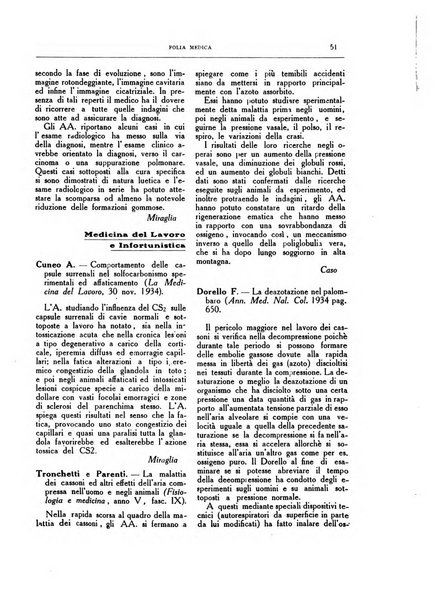 Folia medica periodico trimensile di patologia e clinica medica