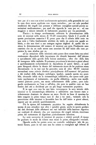 Folia medica periodico trimensile di patologia e clinica medica