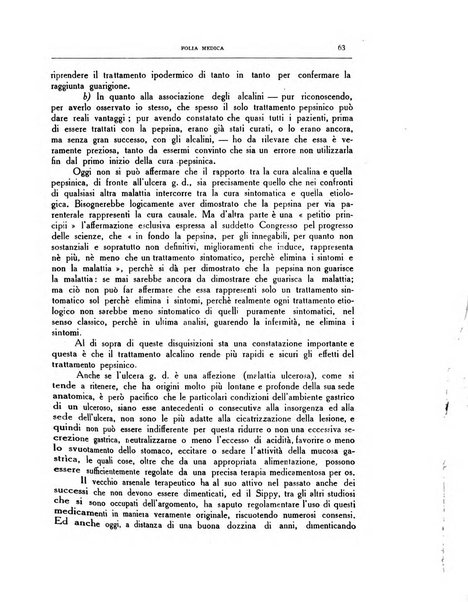 Folia medica periodico trimensile di patologia e clinica medica