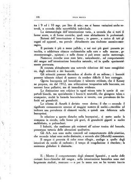 Folia medica periodico trimensile di patologia e clinica medica