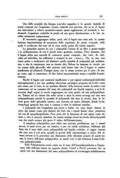 Folia medica periodico trimensile di patologia e clinica medica