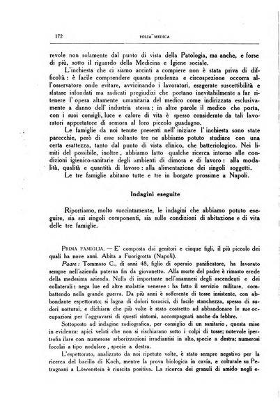 Folia medica periodico trimensile di patologia e clinica medica