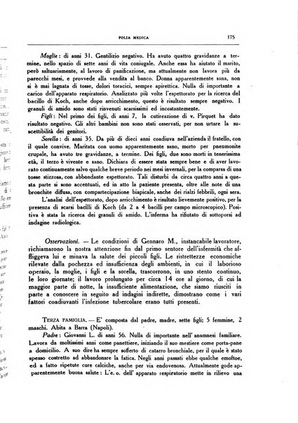 Folia medica periodico trimensile di patologia e clinica medica