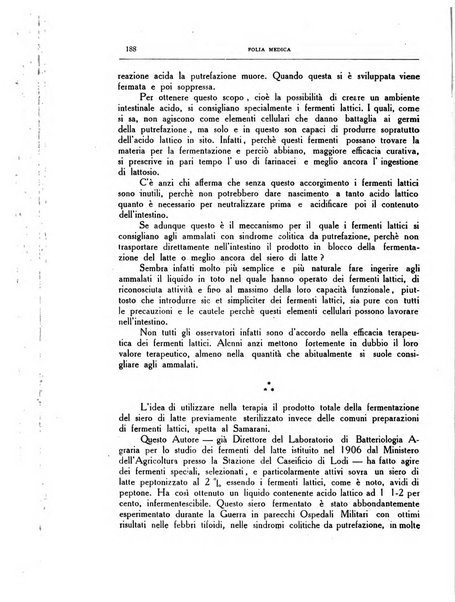 Folia medica periodico trimensile di patologia e clinica medica