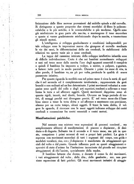 Folia medica periodico trimensile di patologia e clinica medica