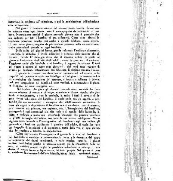 Folia medica periodico trimensile di patologia e clinica medica