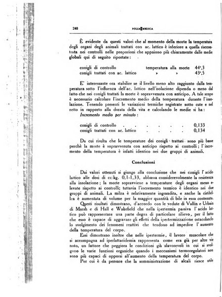 Folia medica periodico trimensile di patologia e clinica medica