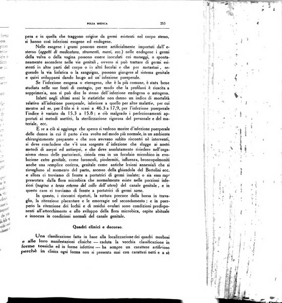 Folia medica periodico trimensile di patologia e clinica medica