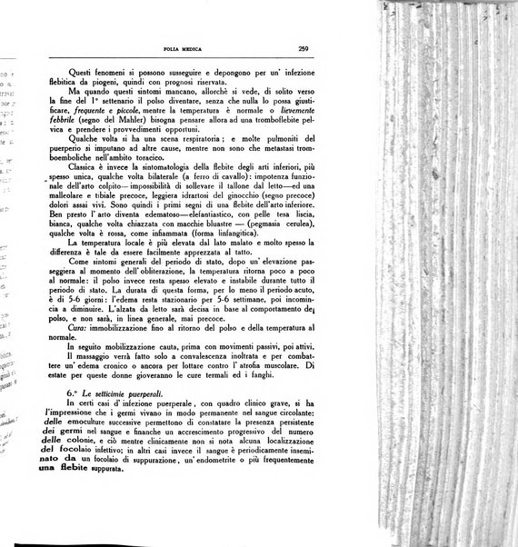 Folia medica periodico trimensile di patologia e clinica medica