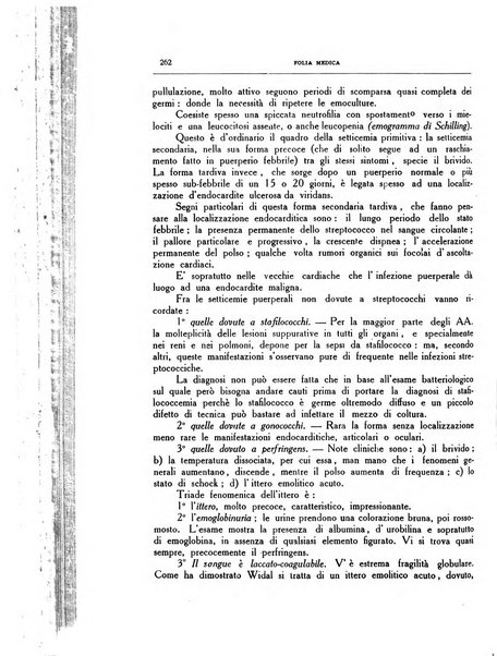 Folia medica periodico trimensile di patologia e clinica medica