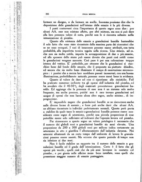 Folia medica periodico trimensile di patologia e clinica medica