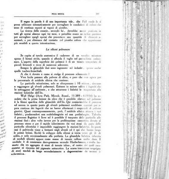 Folia medica periodico trimensile di patologia e clinica medica