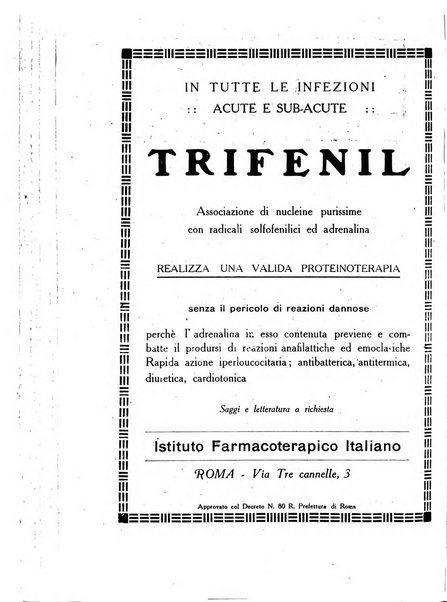 Folia medica periodico trimensile di patologia e clinica medica