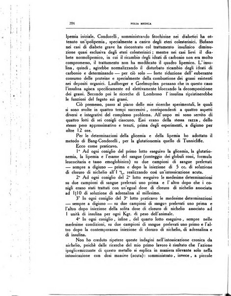 Folia medica periodico trimensile di patologia e clinica medica