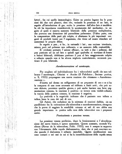 Folia medica periodico trimensile di patologia e clinica medica