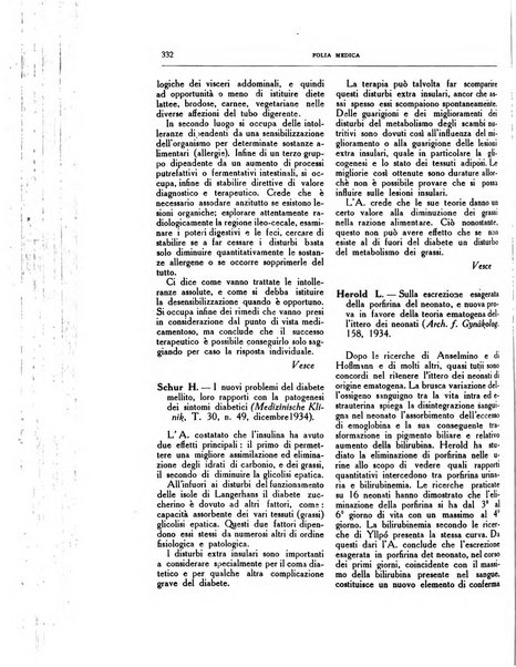 Folia medica periodico trimensile di patologia e clinica medica