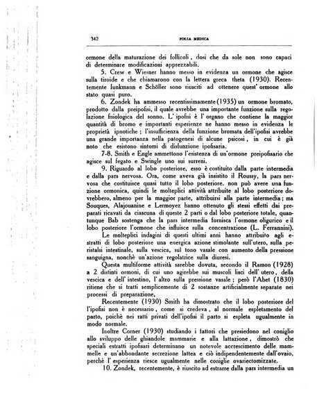 Folia medica periodico trimensile di patologia e clinica medica