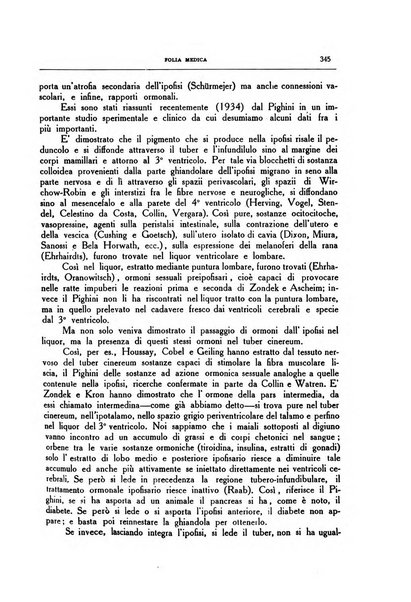 Folia medica periodico trimensile di patologia e clinica medica