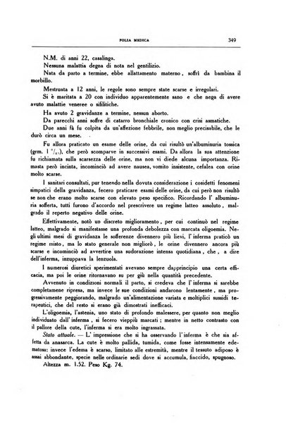 Folia medica periodico trimensile di patologia e clinica medica