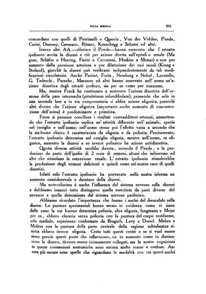 Folia medica periodico trimensile di patologia e clinica medica