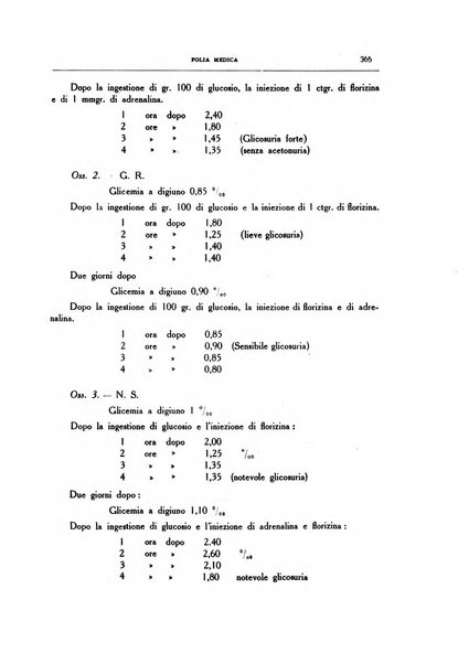 Folia medica periodico trimensile di patologia e clinica medica