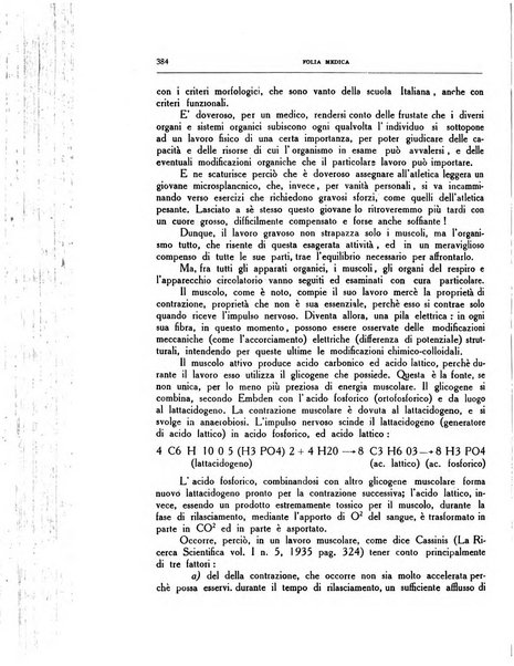 Folia medica periodico trimensile di patologia e clinica medica