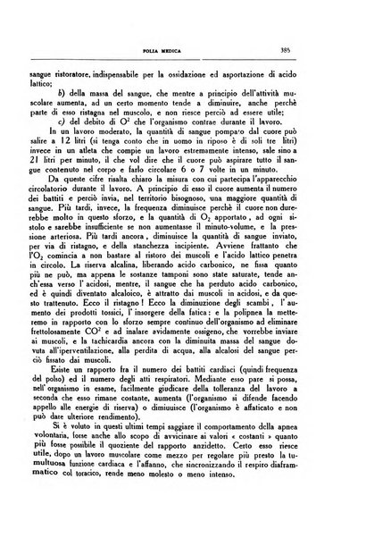 Folia medica periodico trimensile di patologia e clinica medica