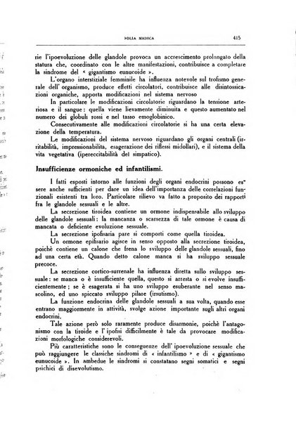 Folia medica periodico trimensile di patologia e clinica medica