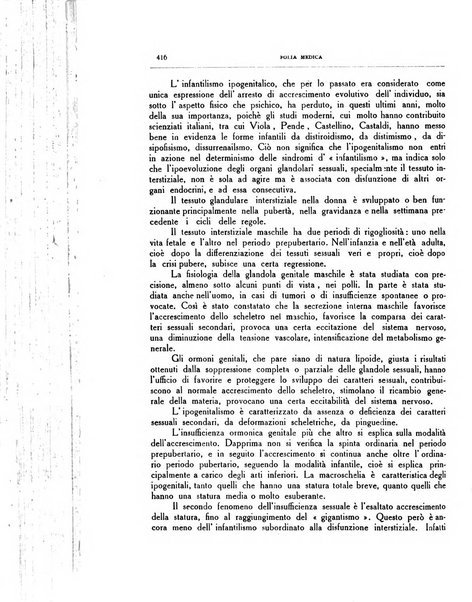 Folia medica periodico trimensile di patologia e clinica medica