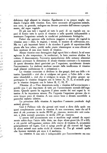 Folia medica periodico trimensile di patologia e clinica medica