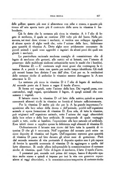 Folia medica periodico trimensile di patologia e clinica medica