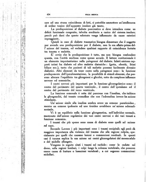 Folia medica periodico trimensile di patologia e clinica medica