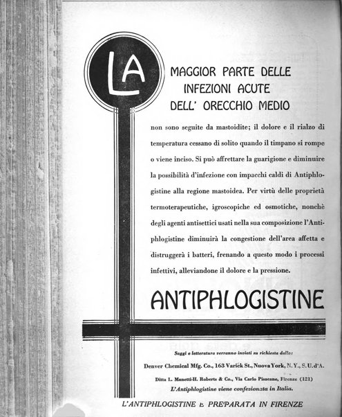 Folia medica periodico trimensile di patologia e clinica medica