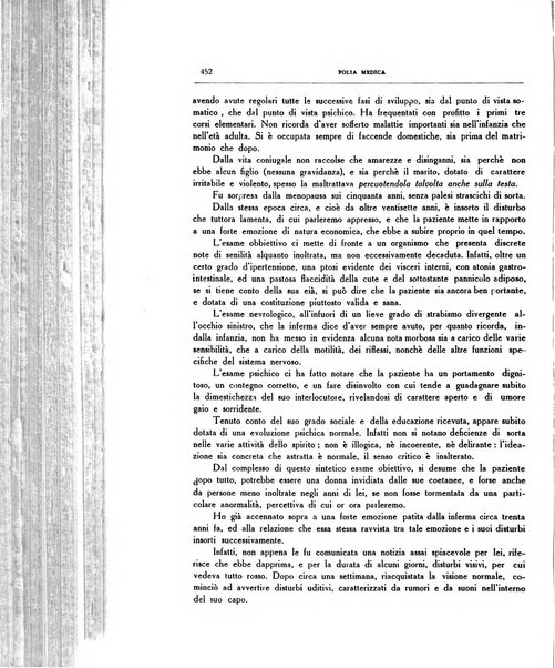 Folia medica periodico trimensile di patologia e clinica medica