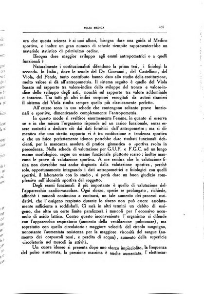 Folia medica periodico trimensile di patologia e clinica medica