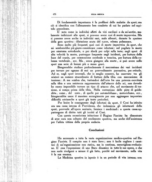 Folia medica periodico trimensile di patologia e clinica medica