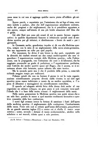 Folia medica periodico trimensile di patologia e clinica medica