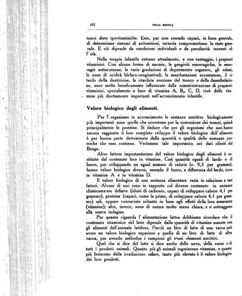 Folia medica periodico trimensile di patologia e clinica medica