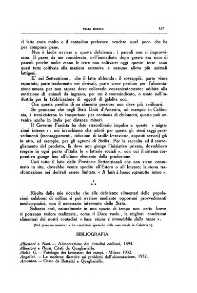 Folia medica periodico trimensile di patologia e clinica medica